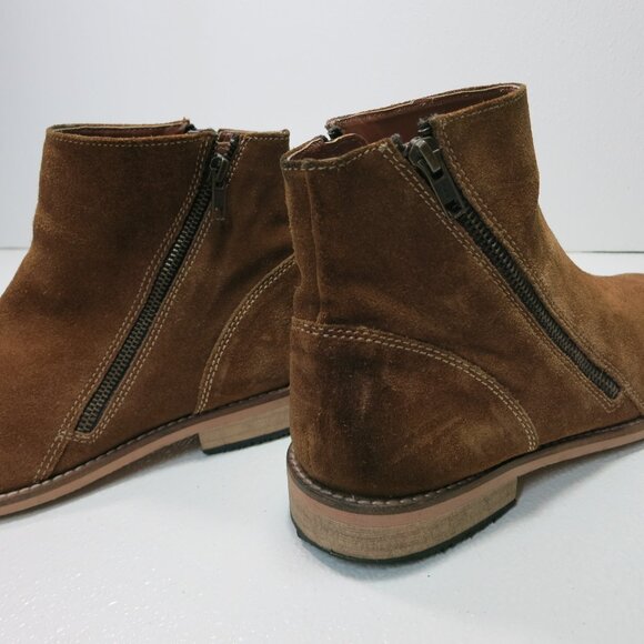 Steve Maden Lancer Suede Leather Dual Zippered Boots Men's Footwear Sz 10.5 D - Picture 7 of 7